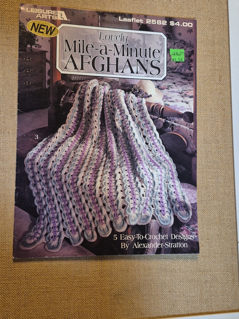 Vintage 1990's Lot Of 4 Mile-A-Minute Crochet Pattern Booklets - Picture 8 of 14